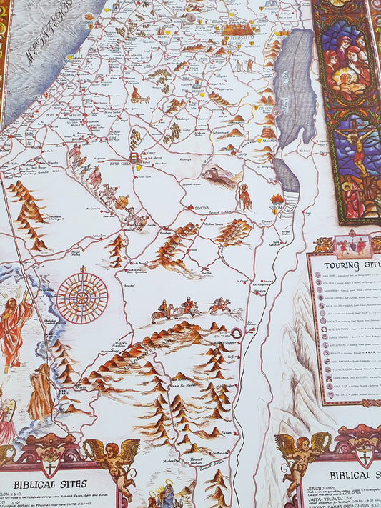The pilgrim map of the Holy Land