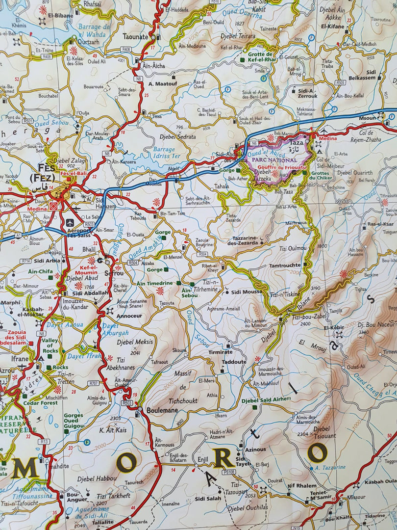 מפת מרוקו פרט