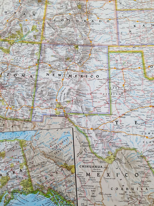 National Geographic United States map