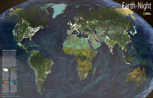 Earth at night