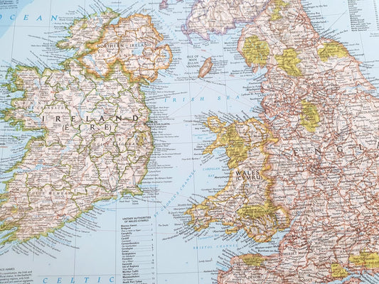Map of Great Britain and Ireland