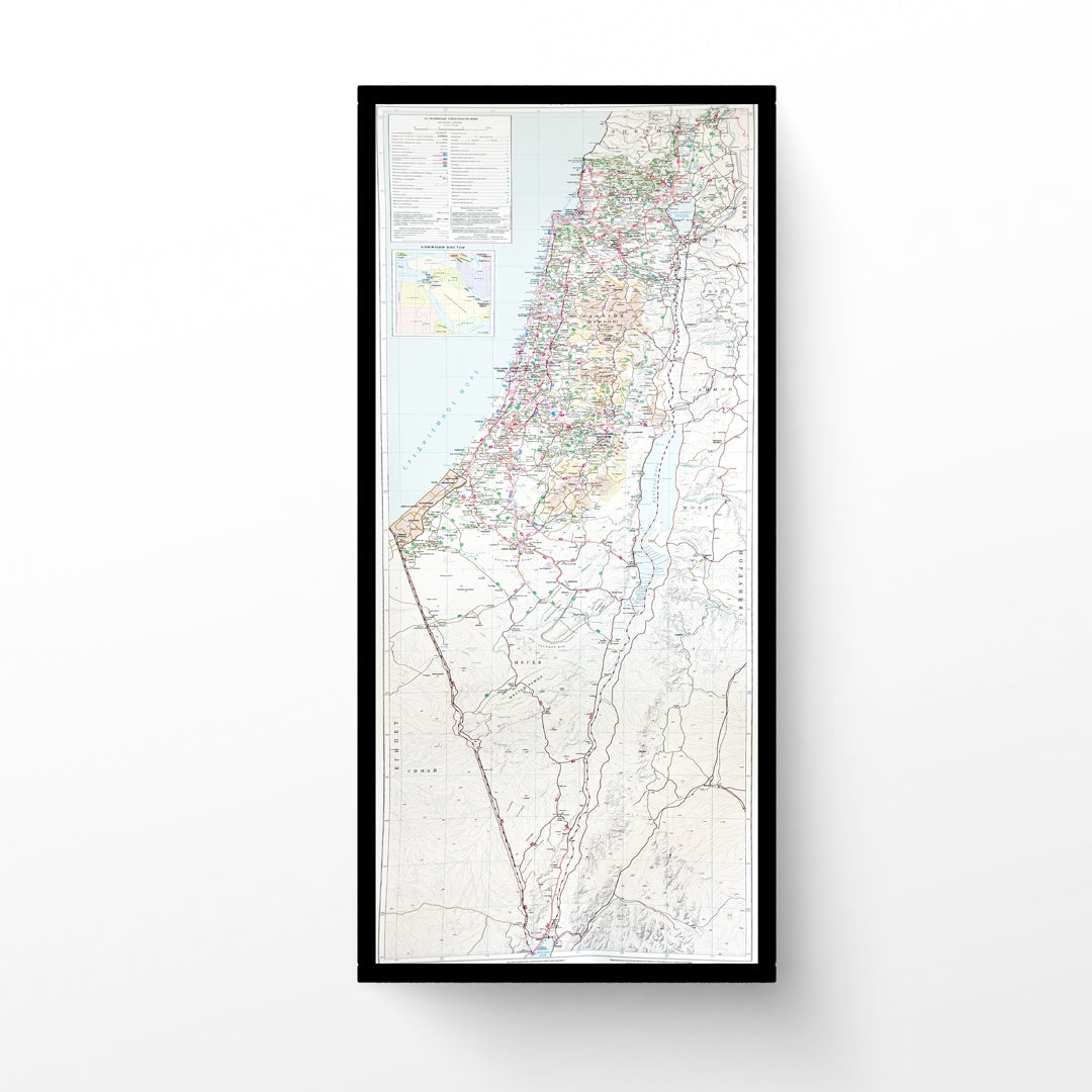 מפת ישראל ברוסית