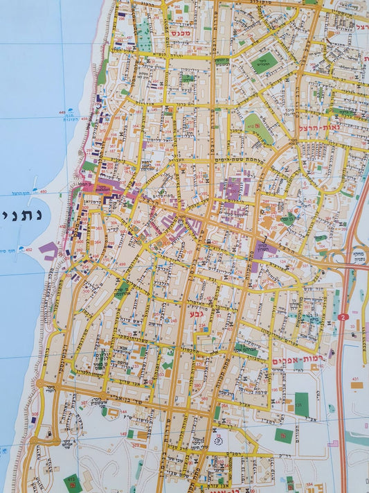 Netanya map