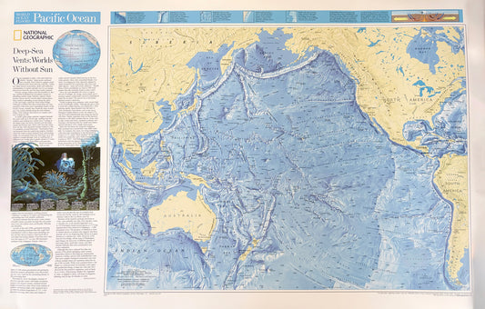 Map of the Pacific Ocean