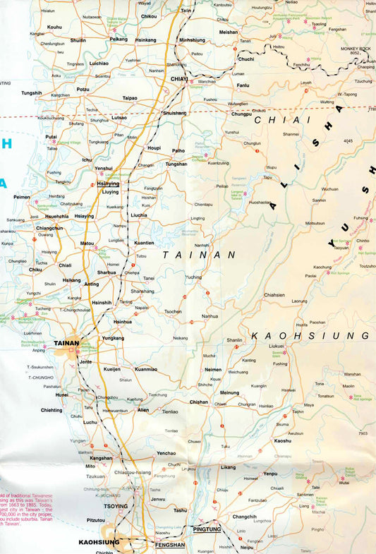 מפת טייוואן