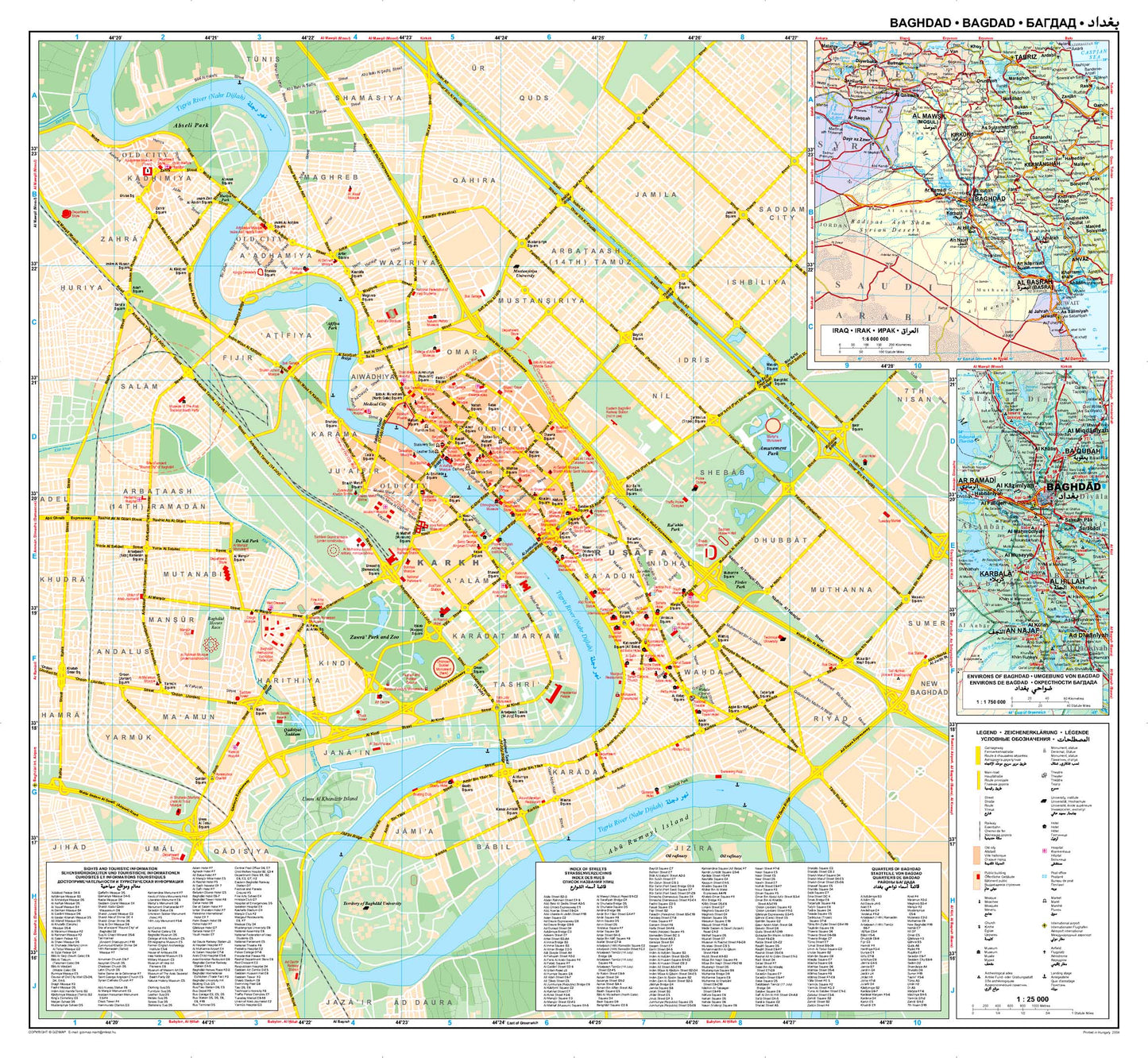 Baghdad map