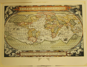 רפליקה של מפת העולם הקלאסית