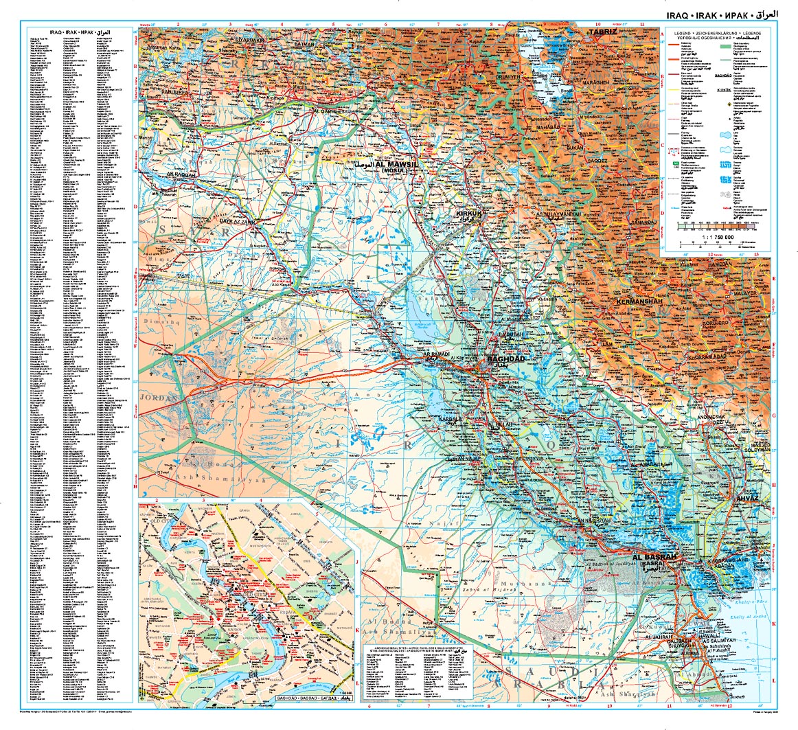 Iraq map