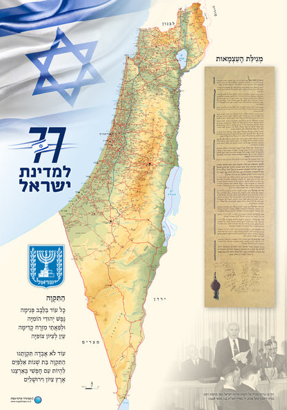 Map of Israel-Nationality 