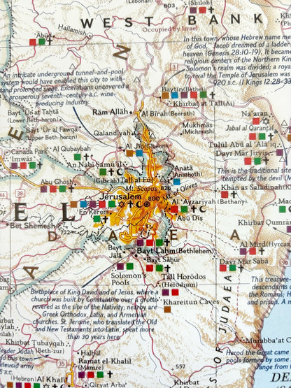 Holy Land map