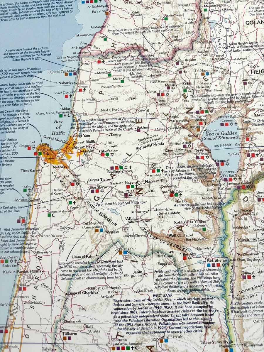 Holy Land map