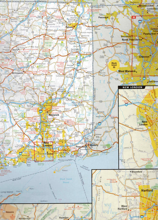 תקריב של עמוד אטלס הדרכים 2026 פתוח