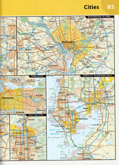 תקריב של עמוד אטלס הדרכים 2026 פתוח