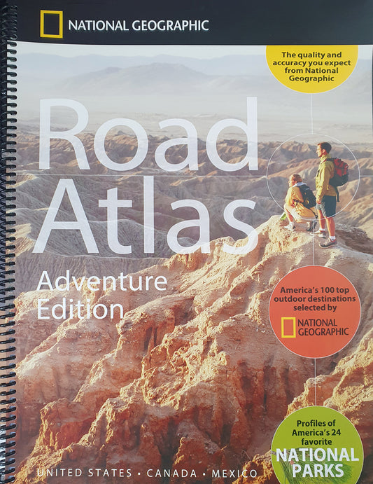 אטלס דרכים 2026 Adventure Edition מקופל – צד קדמי