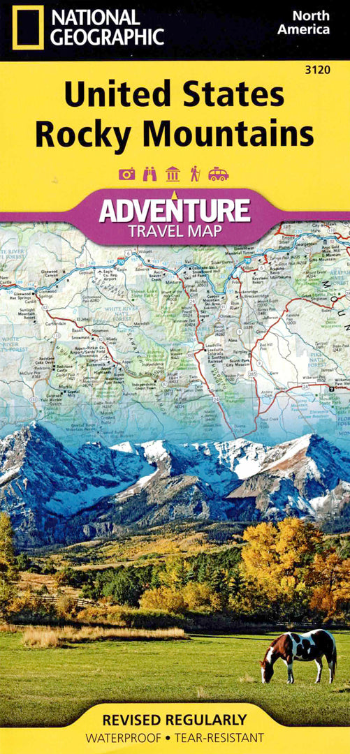 מפת הרי הרוקי ארה״ב