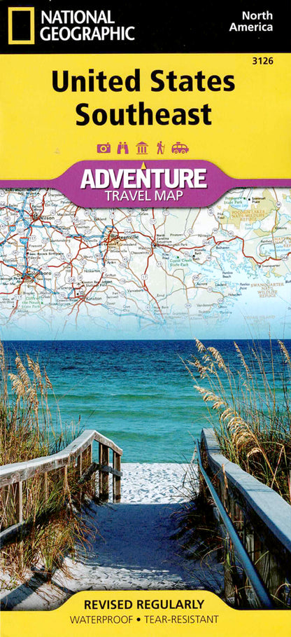 מפת דרום מזרח ארה״ב