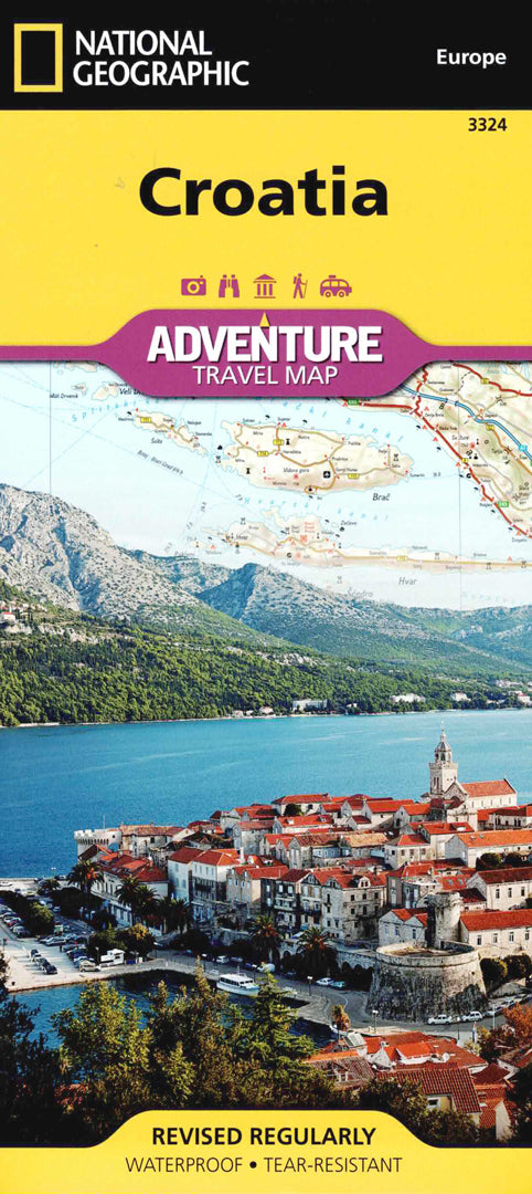 מפת טיולים של קרואטיה