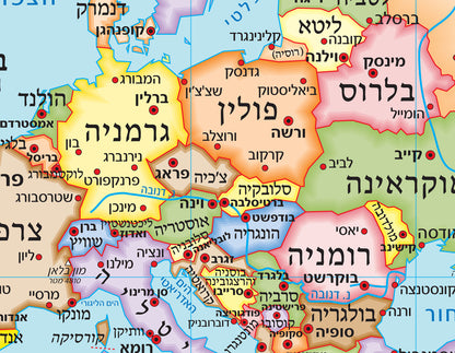 מפת אירופה