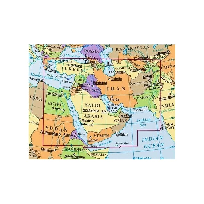 Gizzi's Middle East Map 