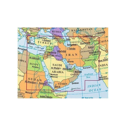 Gizzi's Middle East Map 