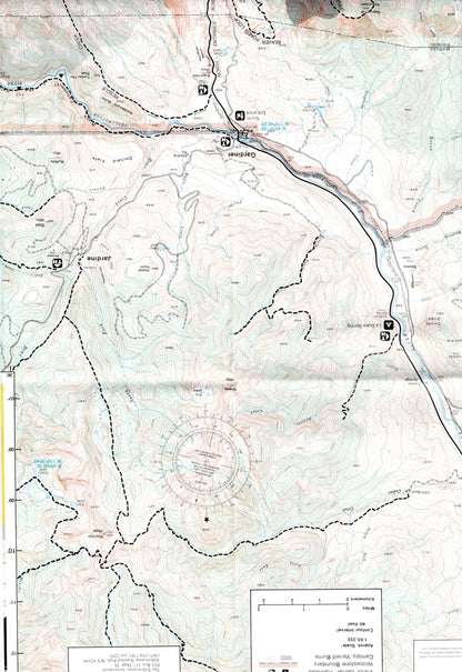 Mammoth Hot Springs Map – Yellowstone