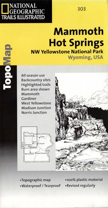 Mammoth Hot Springs Map – Yellowstone
