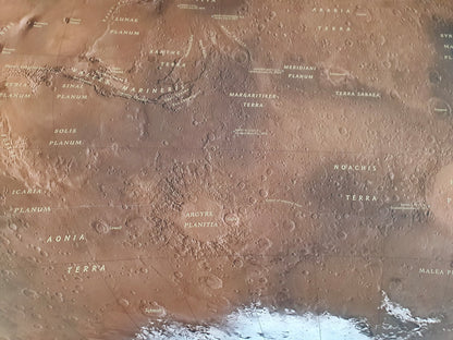 Mars map