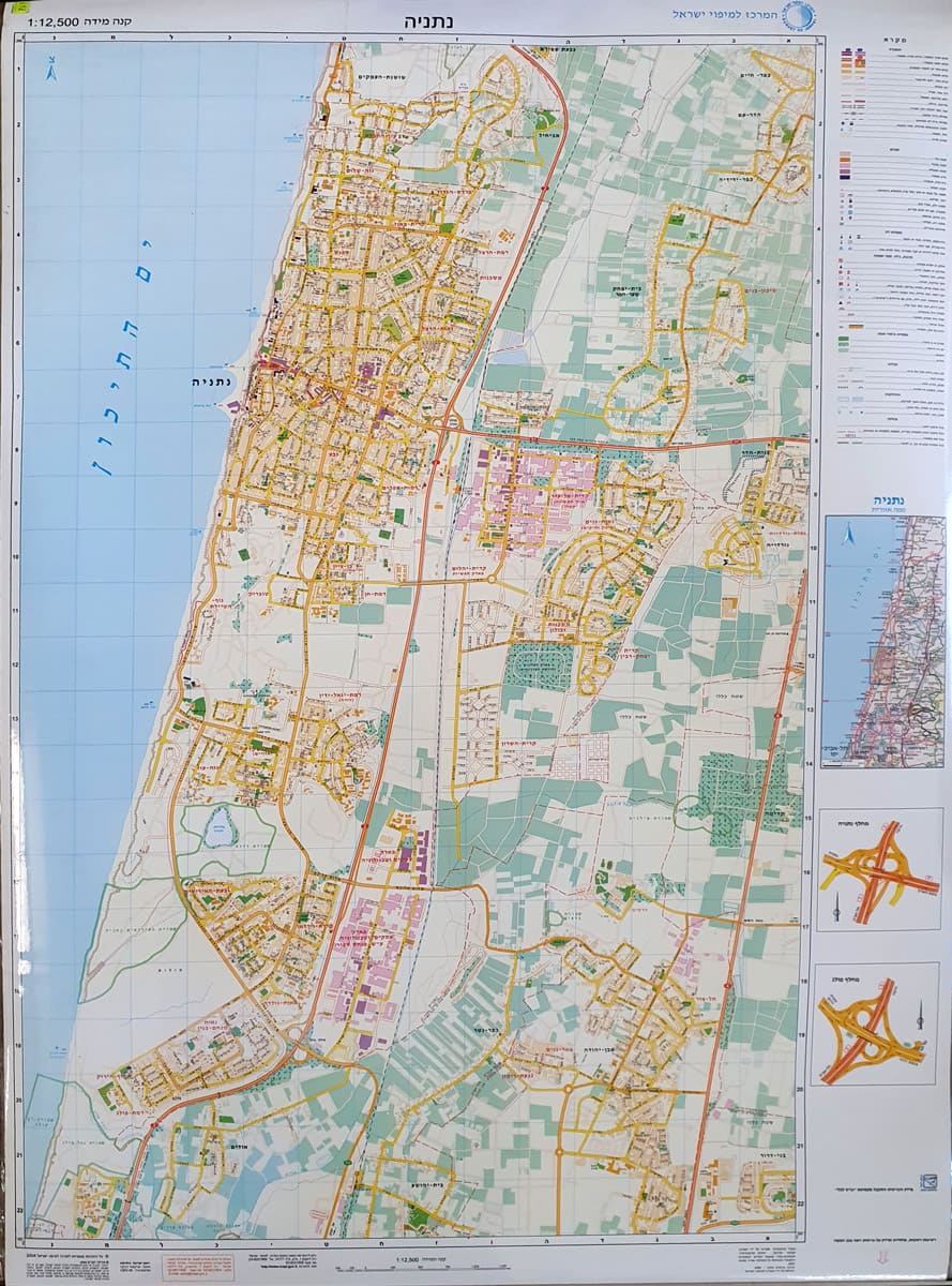 Netanya map 