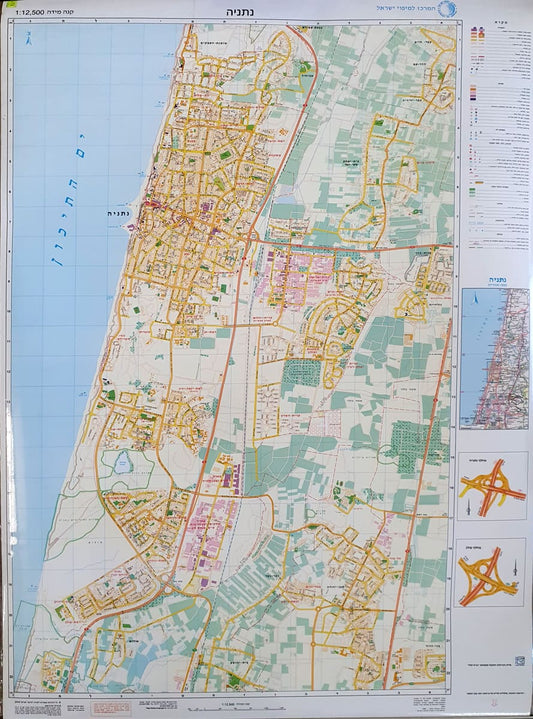 Netanya map 