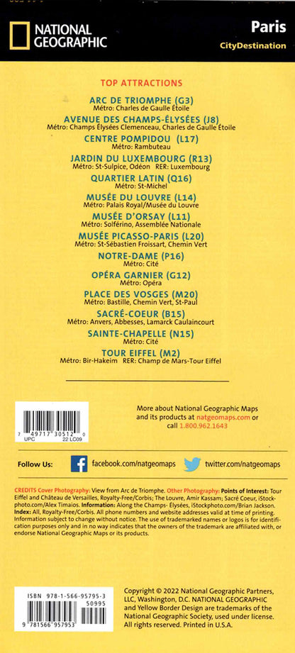 מפת היעד העירונית של פריז 