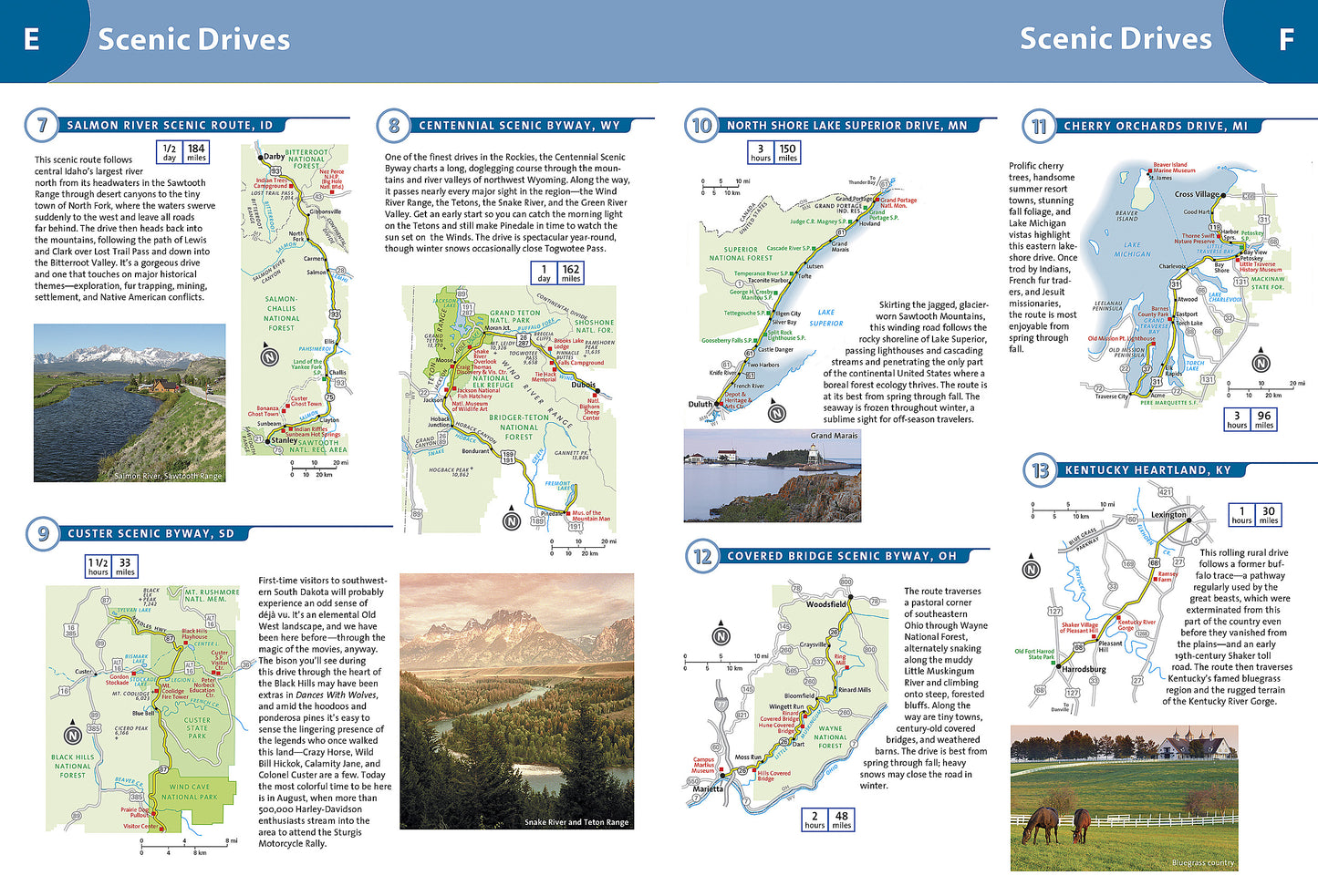 Road Atlas Scenic Drives Edition  interiors
