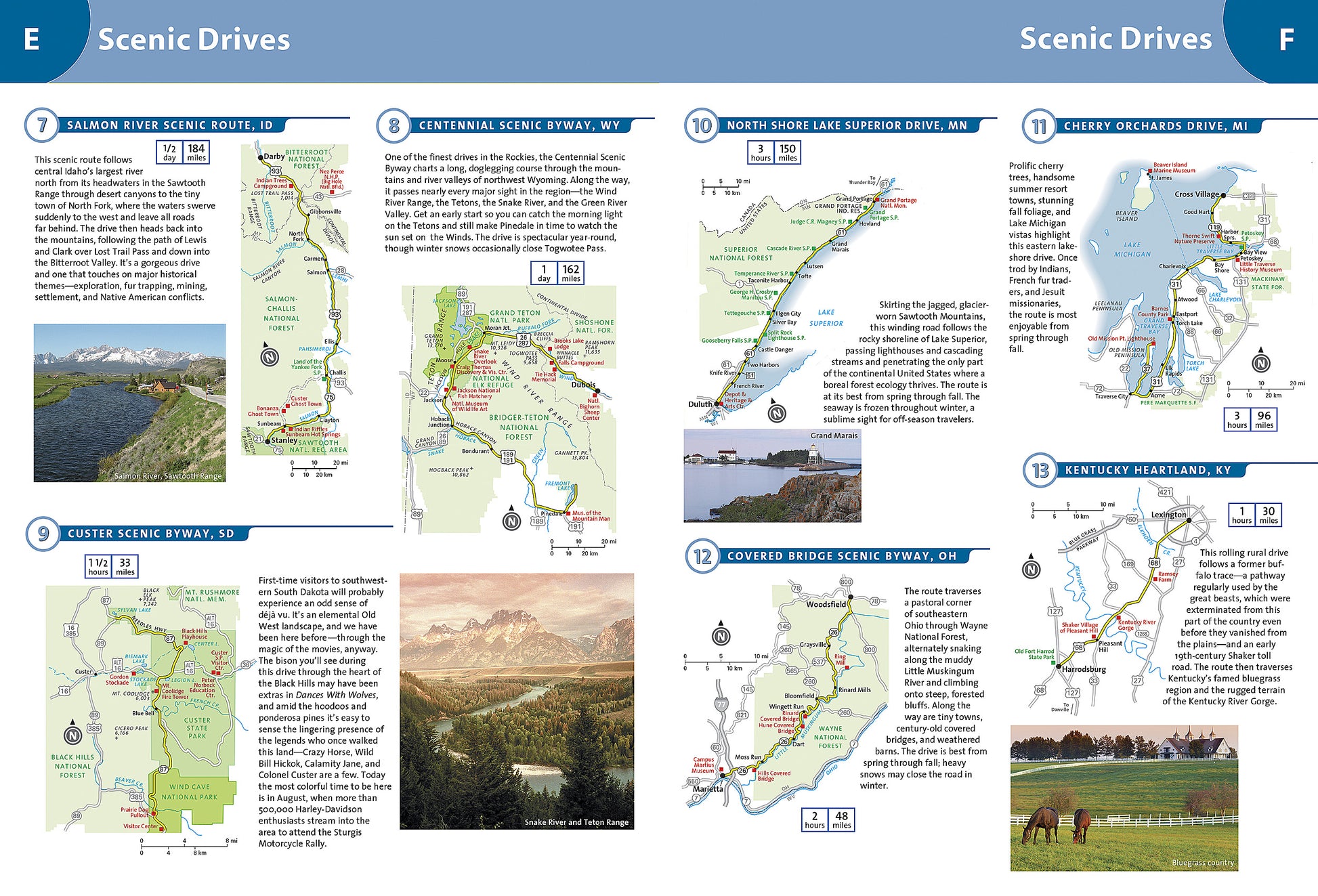 Road Atlas Scenic Drives Edition  interiors
