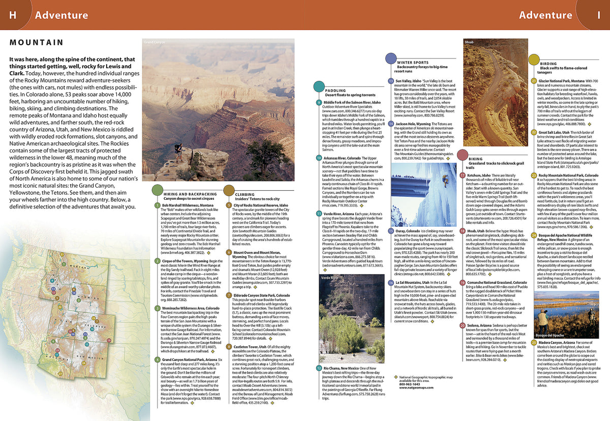 Road Atlas Adventure Edition interior