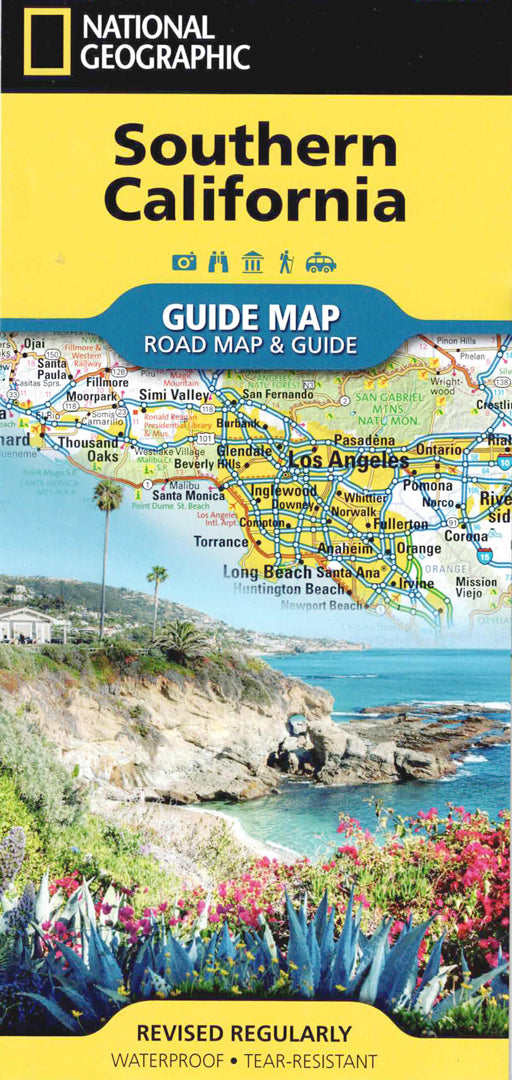 מפת דרום קליפורניה מקופלת – צד קדמי