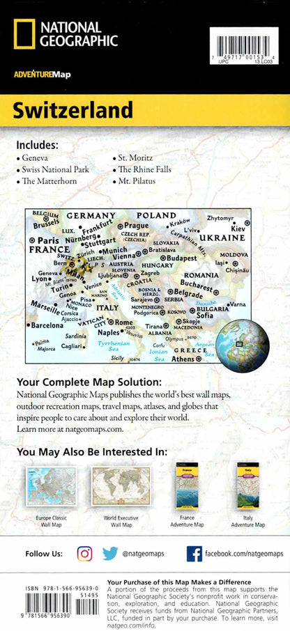 מפת ההרפתקה של שווייץ