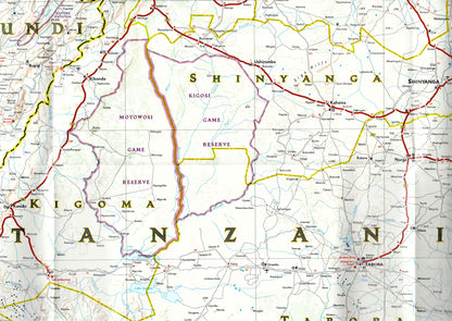 Tanzania map