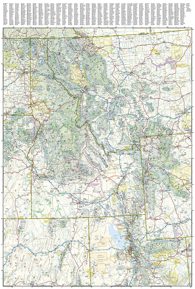 Pacific Northwest USA travel map with Washington Oregon Idaho national parks and Seattle