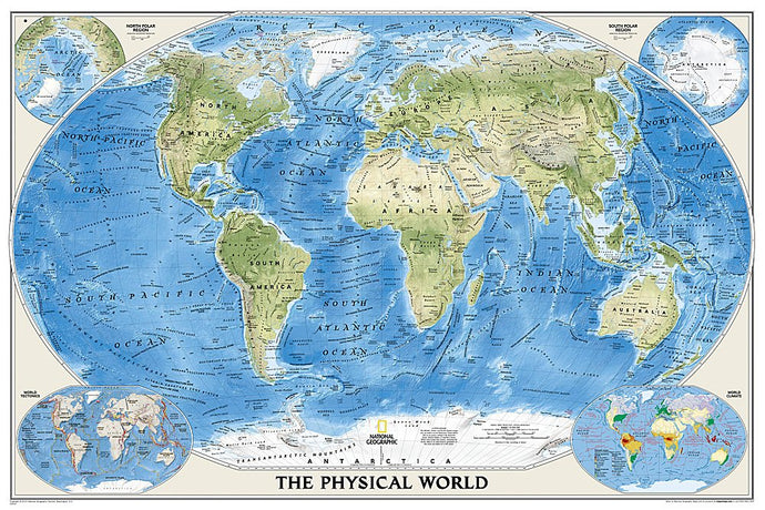 מפת עולם פיסית