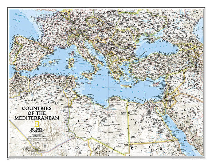 מפת ארצות הים התיכון