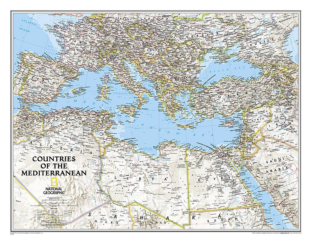 מפת ארצות הים התיכון