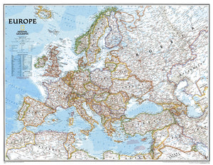 מפת אירופה נשיונל גיאוגרפיק