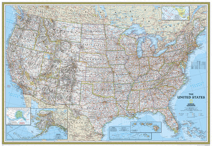 National Geographic United States map 