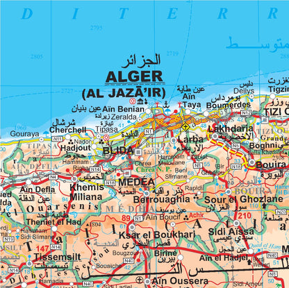 Algeria map