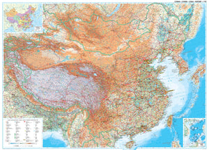 Geographical China map
