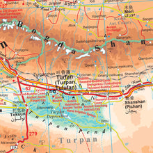 Northwest China map