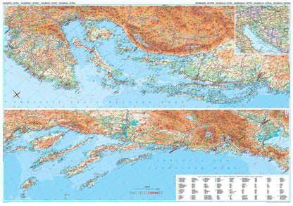 Dalmatia map 