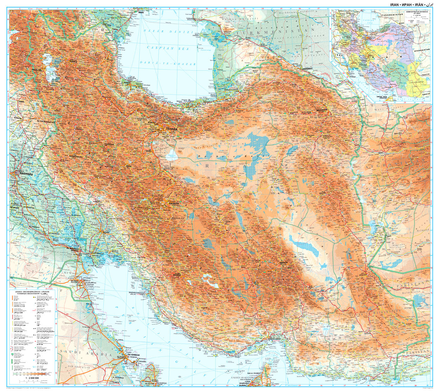 Iran map 