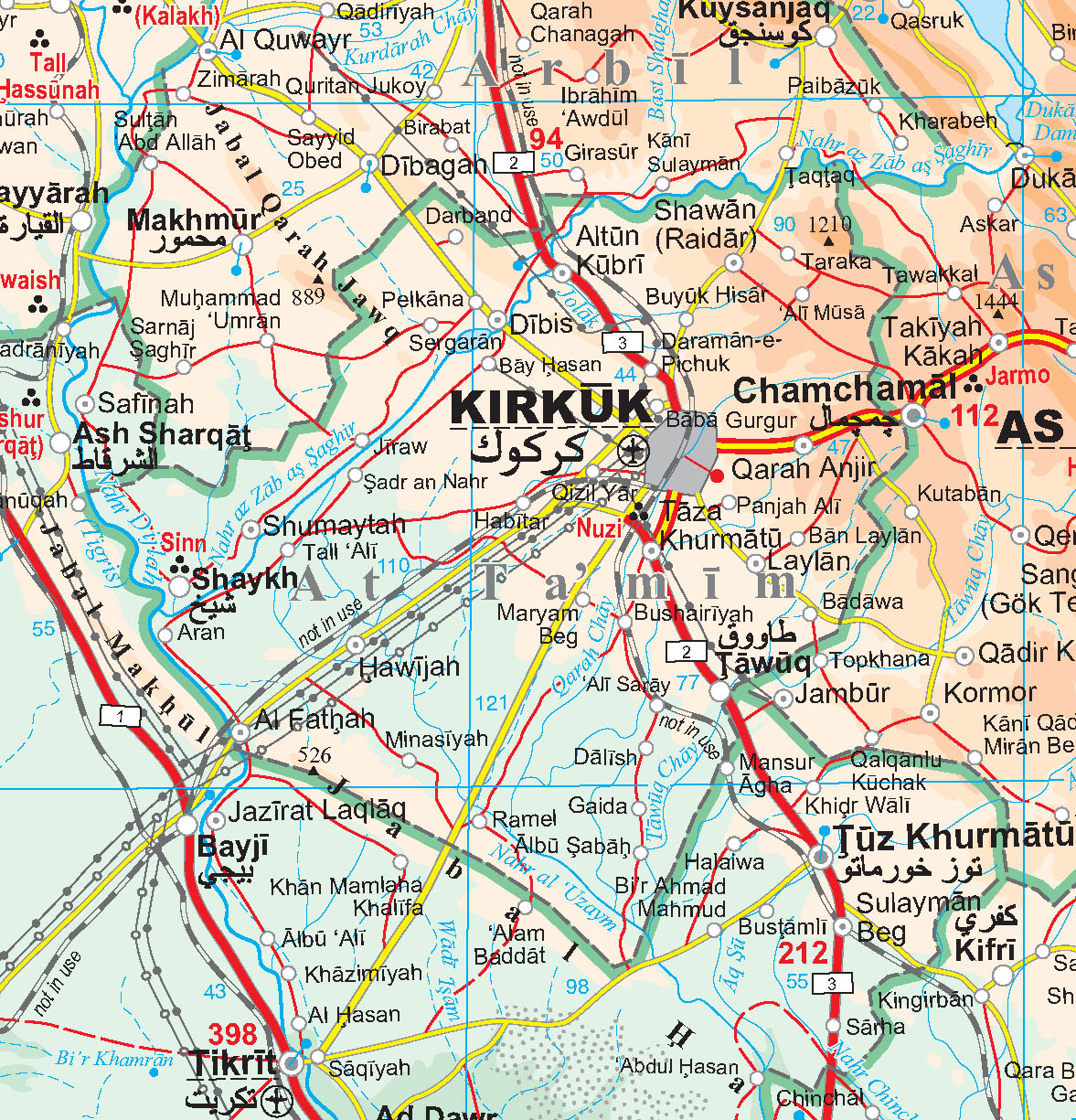 Iraq map