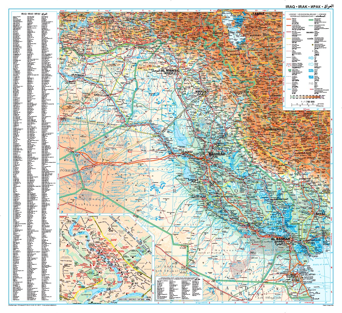 Iraq map 