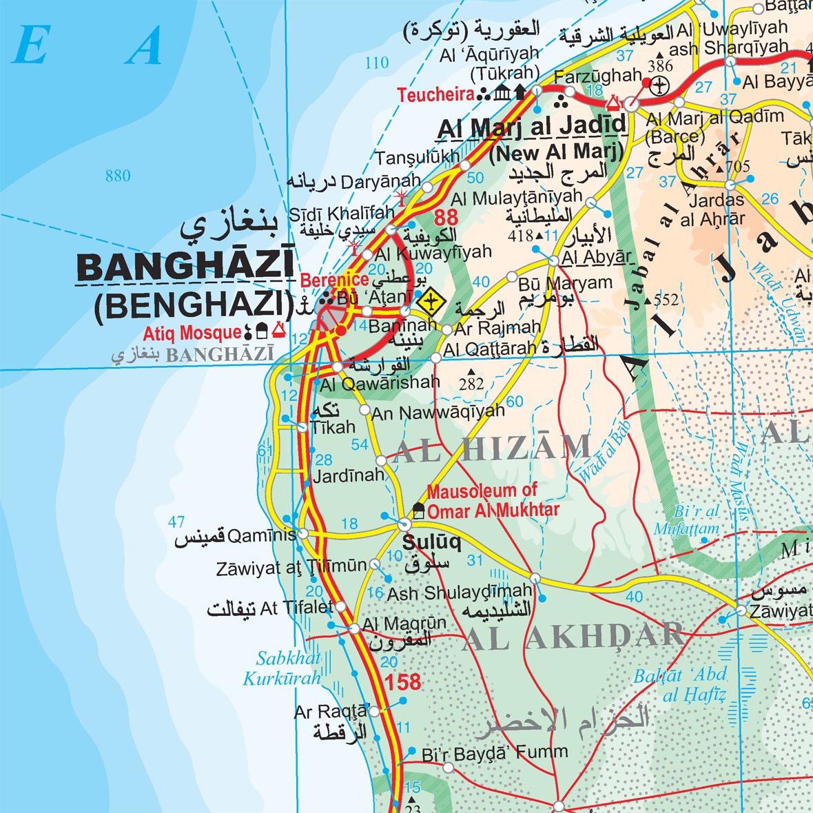 Libya map